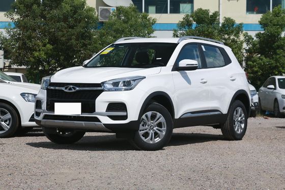 سيارة شيري تيجو 5x تعمل بالوقود لون أبيض 1.5T 5 أبواب 4 مقاعد وقود SUV